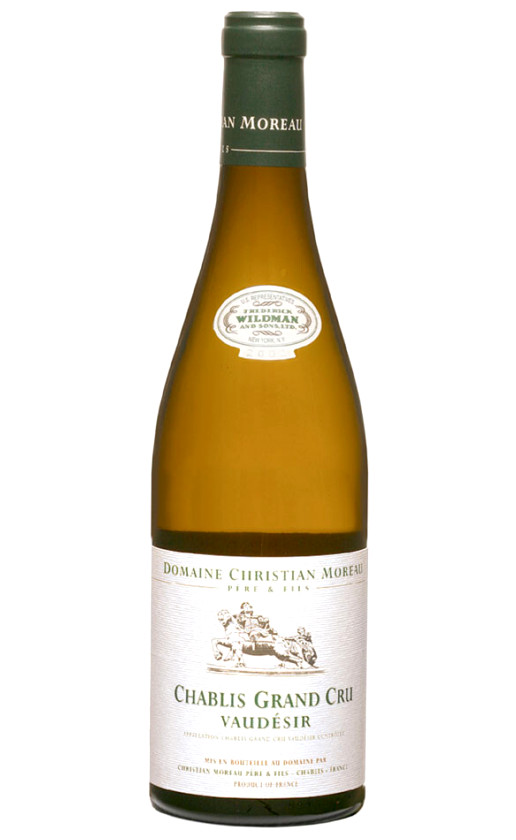 Christian Moreau Chablis Grand Cru Vaudesir 2018