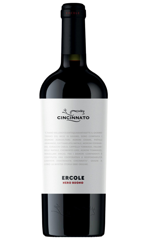 Cincinnato Ercole Nero Buono Lazio 2015