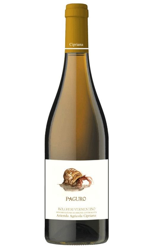 Cipriana Paguro Bolgheri Vermentino 2019