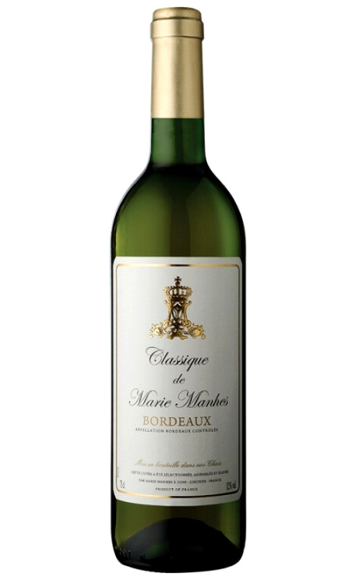 Classique de Marie Manhes Bordeaux Blanc Sec