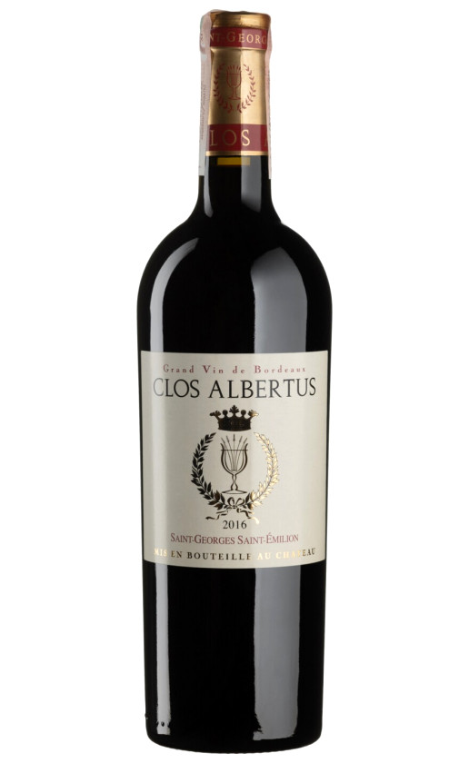 Clos Albertus Saint-Georges Saint-Emilion 2016