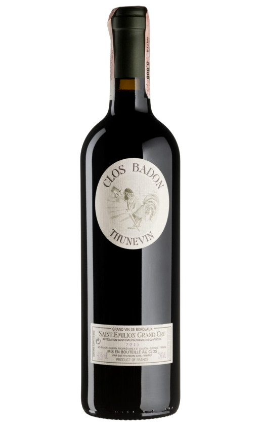 Clos Badon Thunevin Saint-Emilion Grand Cru 2015