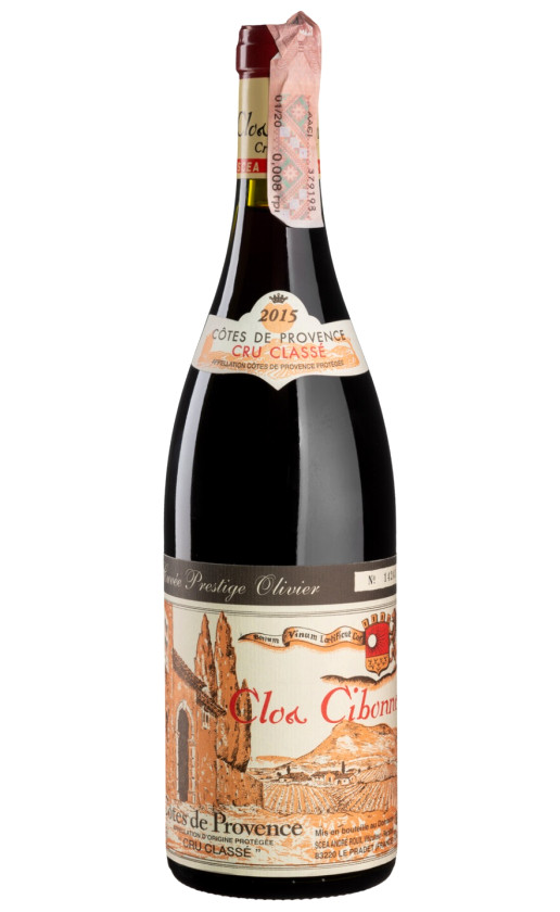 Clos Cibonne Cuvee Prestige Olivier Cotes de Provence 2015