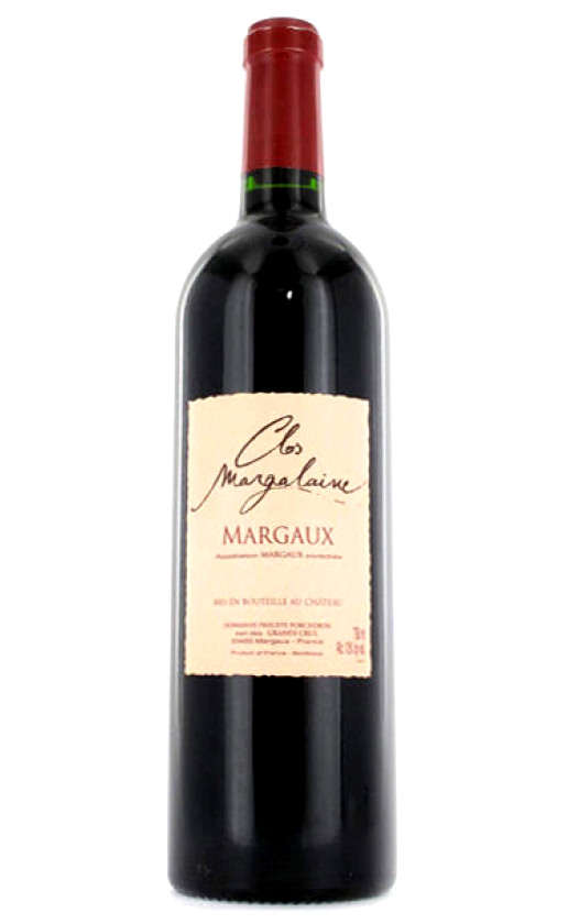 Clos Margalaine Margaux 2007