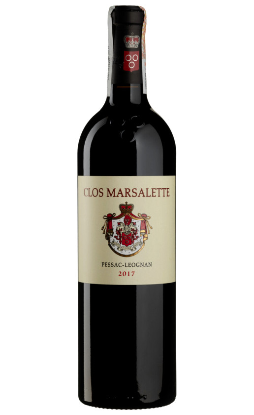 Clos Marsalette Rouge Pessac-Leognan 2017
