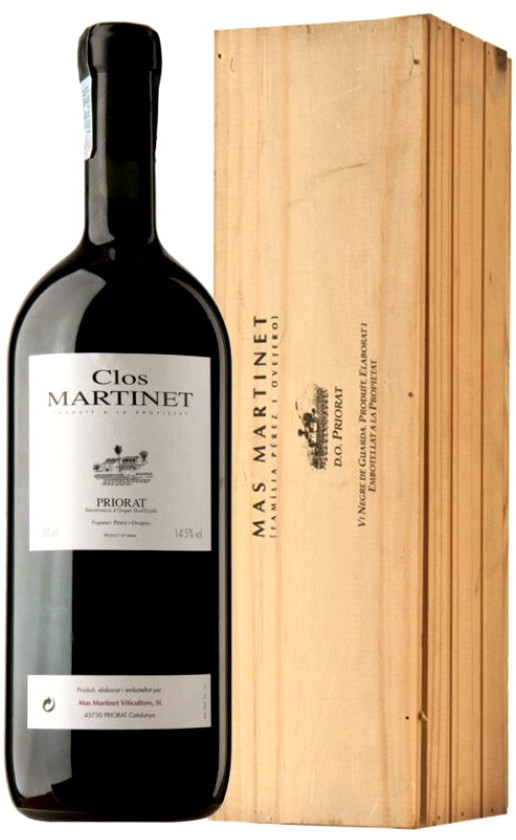 Clos Martinet Priorat 2018 wooden box