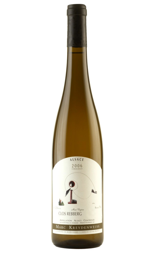 Clos Rebberg Pinot Gris Aux Vignes Alsace 2006