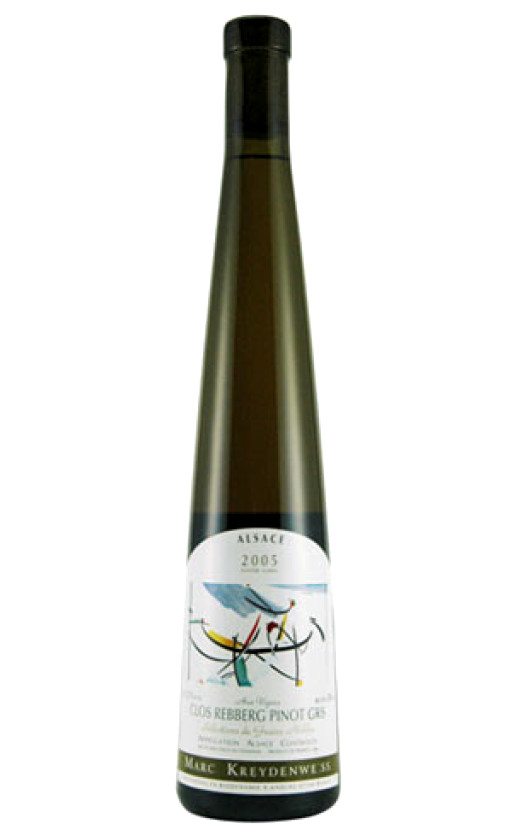 Clos Rebberg Pinot Gris Selection De Grains Nobles 2005