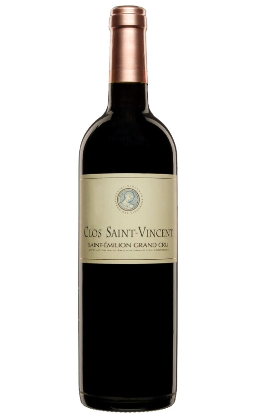 Clos Saint-Vincent Saint-Emilion Grand Cru 2010