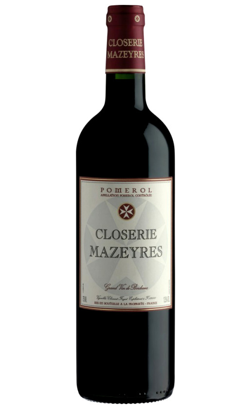 Closerie Mazeyres Pomerol 2008