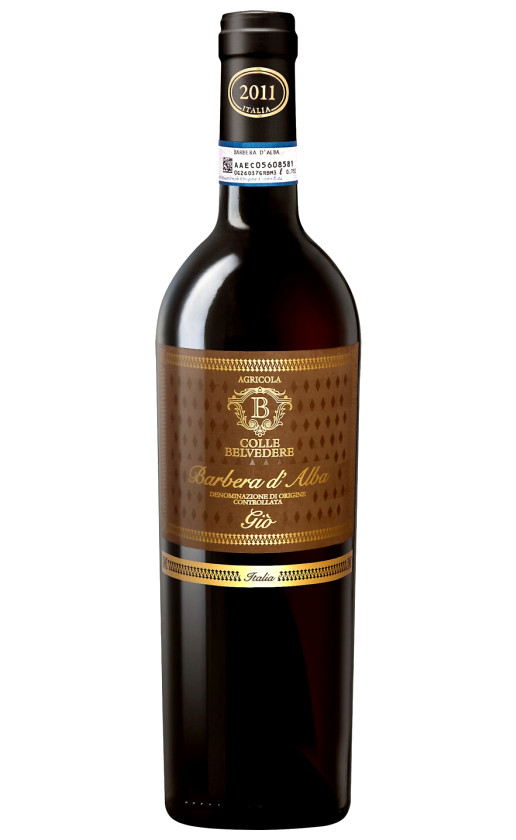 Colle Belvedere Gio Barbera d'Alba 2011