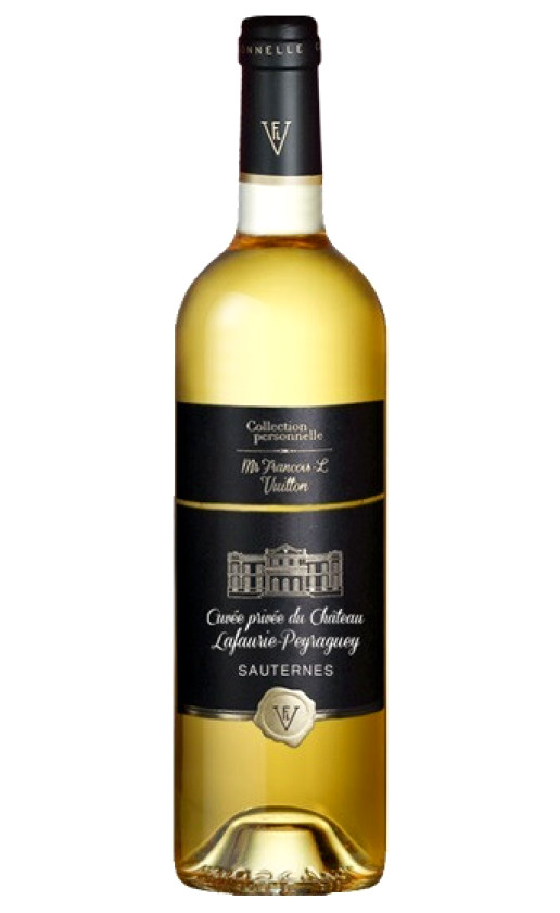 Collection personnelle. Mr Francois-L Vuitton Cuvee Privee du Chateau Lafaurie-Peyraguey Sauternes