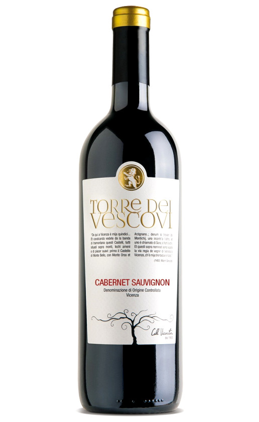 Colli Vicentini Torre dei Vescovi Cabernet Sauvignon Vicenza