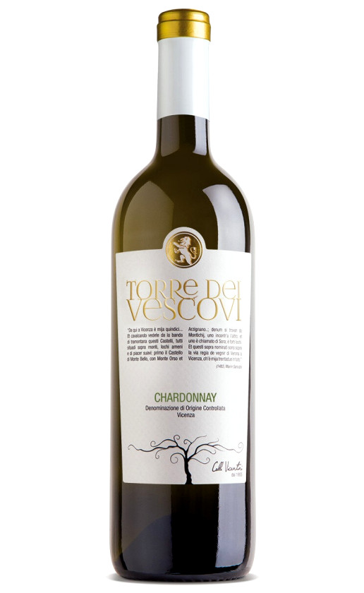 Colli Vicentini Torre dei Vescovi Chardonnay Vicenza