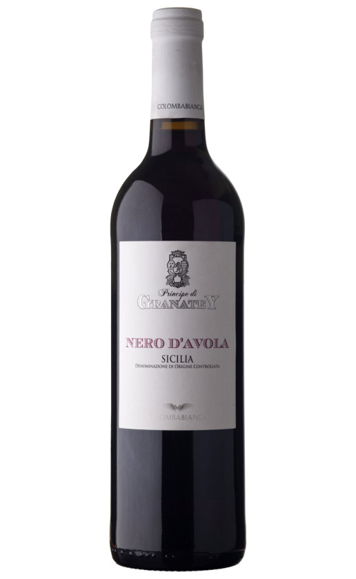 Colomba Bianca Principe di Granatey Nero d'Avola Sicilia