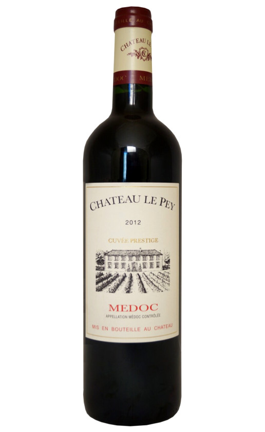 Compagnet Vins Chateau Le Pey Cuvee Prestige Medoc 2012