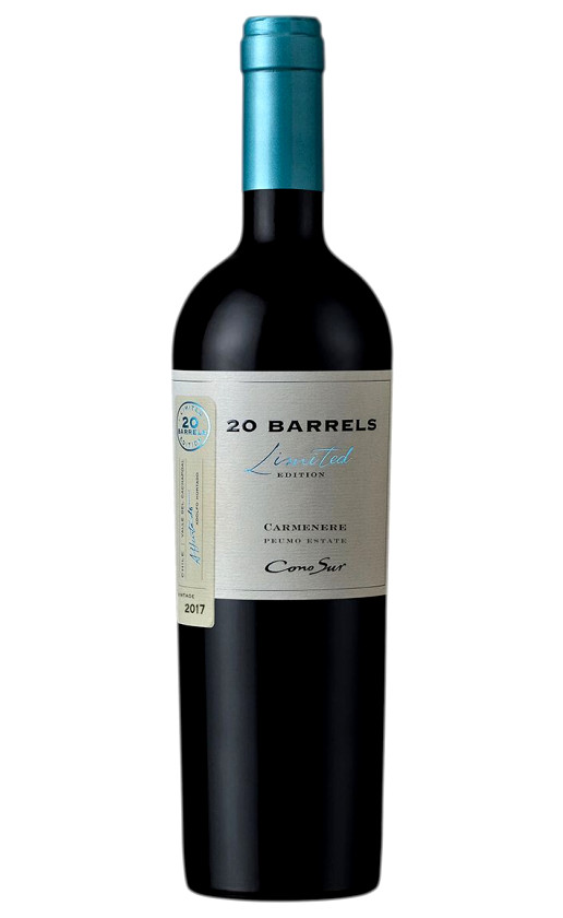 Cono Sur 20 Barrels Carmenere Limited Edition Cachapoal Valley 2017