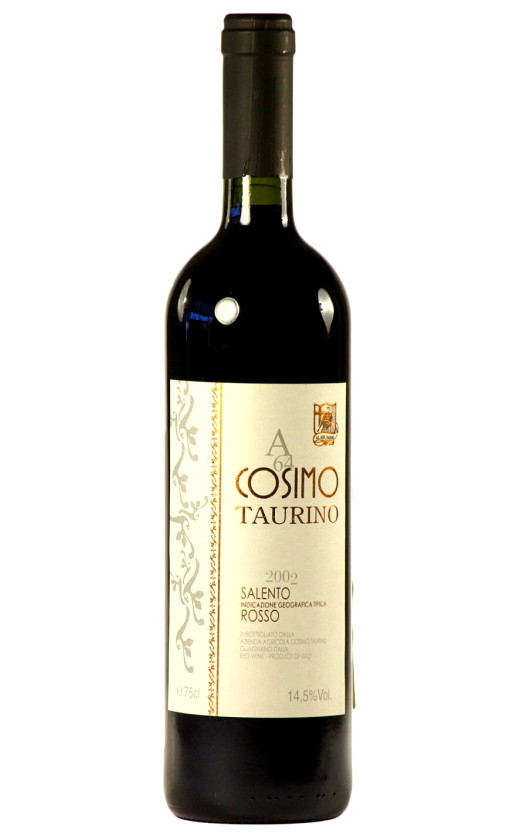 Cosimo Taurino Salento Rosso 2002