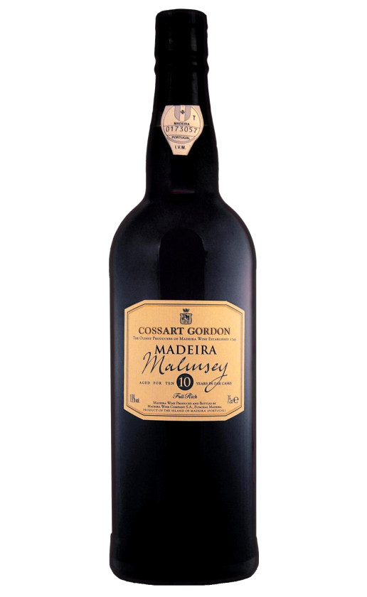 Cossart Gordon Malmsey 10 years old