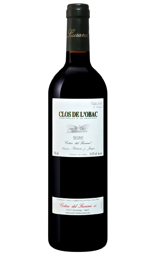 Costers del Siurana Clos de l'Obac Priorat 2010