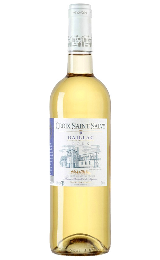 Croix Saint Salvy Blanc Doux Gaillac АОC 2017
