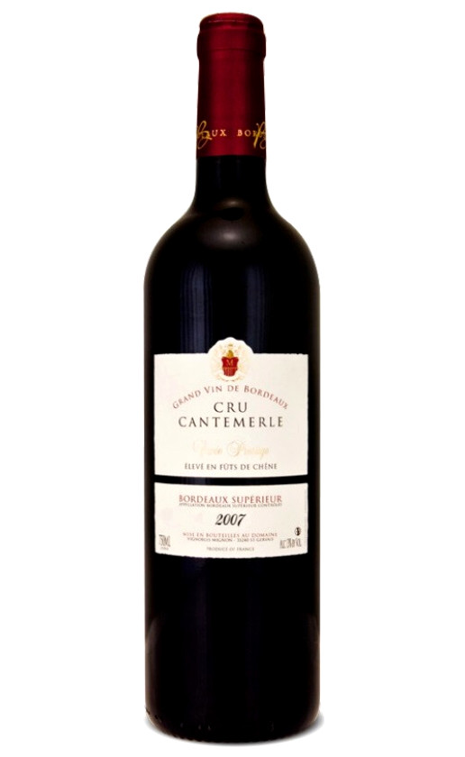 Cru Cantemerle Cuvee Prestige Bordeaux Superieur