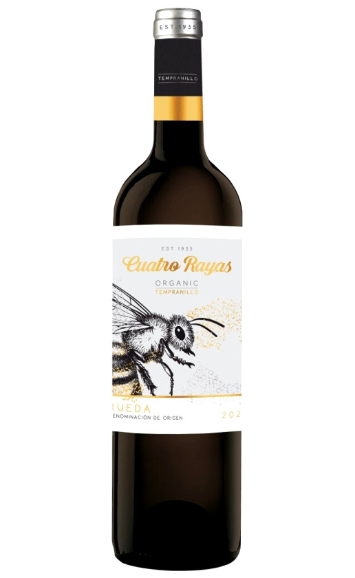 Cuatro Rayas Organic Tempranillo Roble Rueda 2020