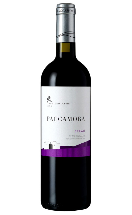 Curatolo Arini Paccamora Syrah Terre Siciliane 2017