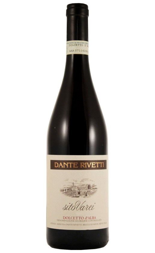 Dante Rivetti Sito Varei Dolcetto d'Alba 2014