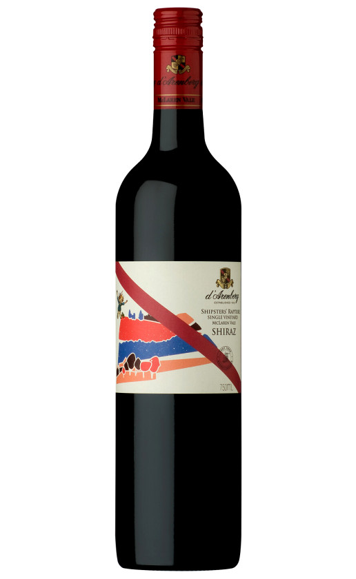 d'Arenberg Shipsters' Rapture Single Vineyard Shiraz McLaren Vale 2012