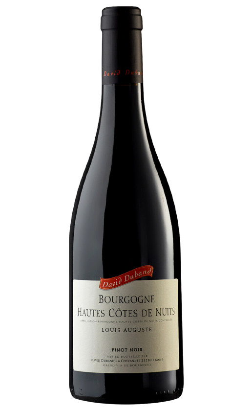 David Duband Bourgogne Hautes-Cotes de Nuits Louis Auguste 2018