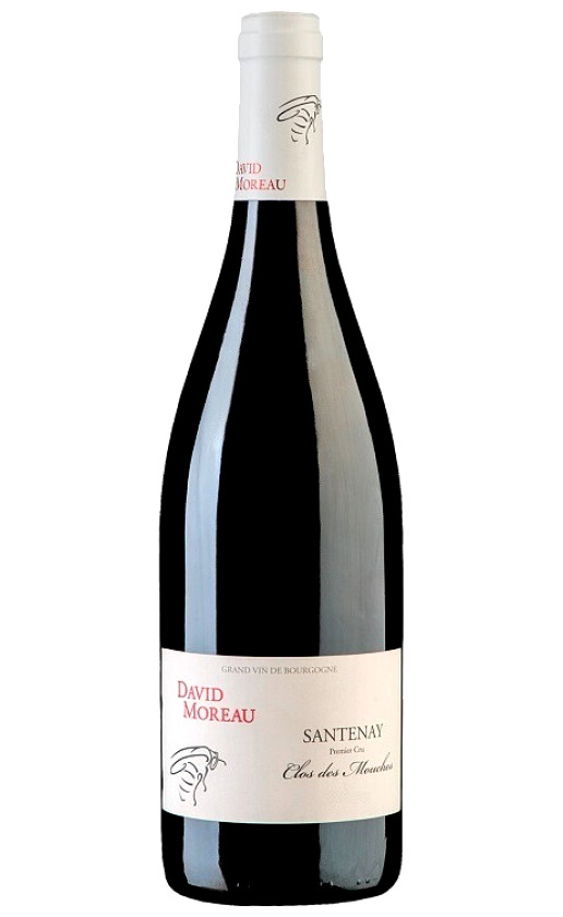David Moreau Santenay 1-er Cru Clos des Mouches 2019