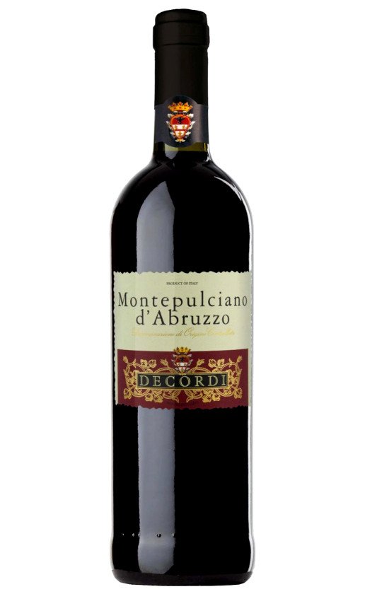 Decordi Montepulciano d'Abruzzo 2017