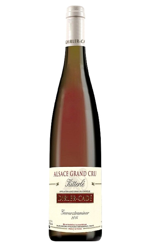 Dirler-Cade Gewurztraminer Grand Cru Kitterle Alsace 2014