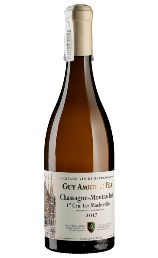 Domaine Amiot Guy et Fils Chassagne-Montrachet Premier Cru Les Macherelles 2017