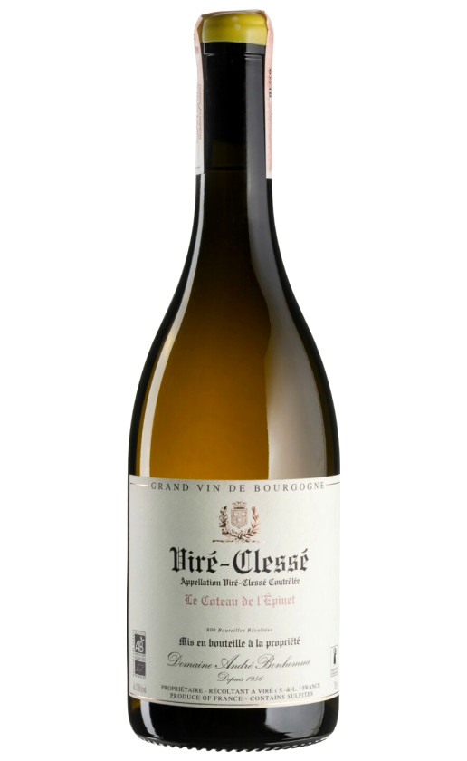 Domaine Andre Bonhomme Vire-Clesse Le Coteau de l'Epinet