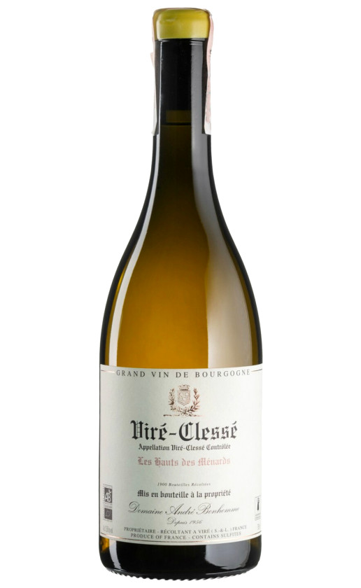 Domaine Andre Bonhomme Vire-Clesse Les Hauts des Menards 2018