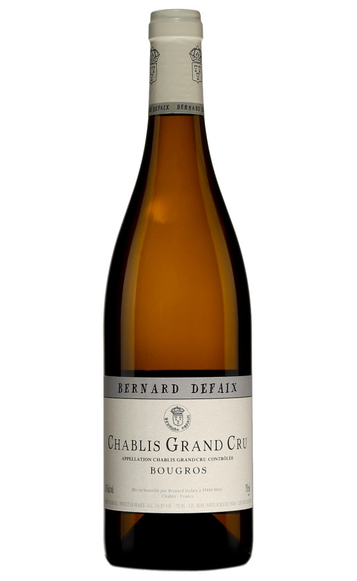 Domaine Bernard Defaix Chablis Grand Cru Bougros 2017