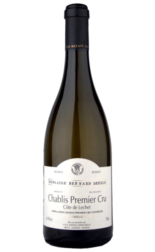 Domaine Bernard Defaix Chablis Premier Cru Cote de Lechet Reserve 2008