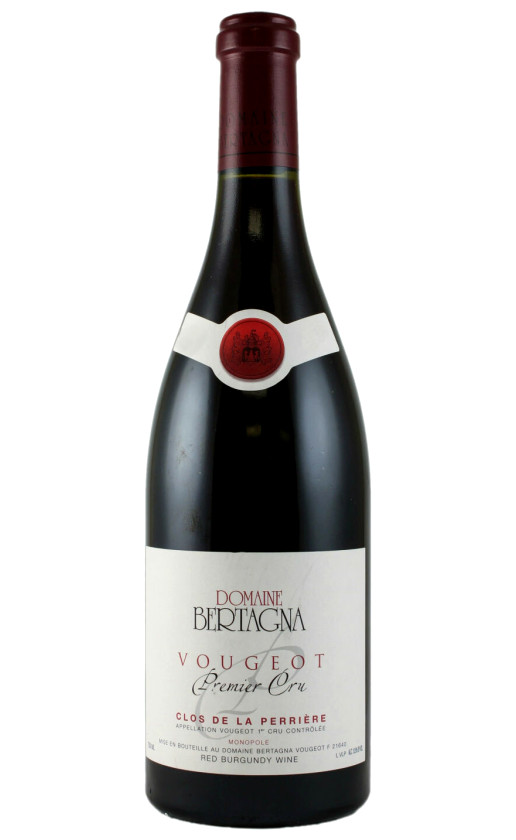 Domaine Bertagna Vougeot 1-er Cru Clos de La Perriere Monopole 2017