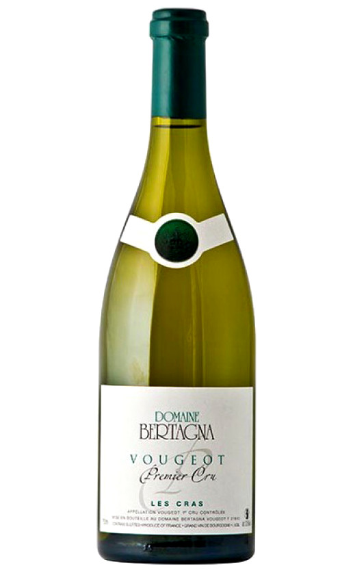 Domaine Bertagna Vougeot Blanc 1-er Cru Les Cras 2017