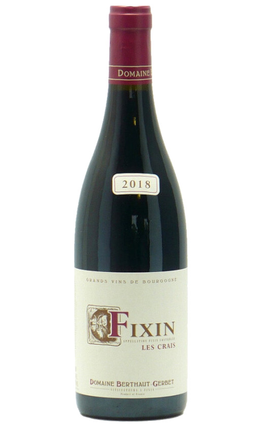 Domaine Berthaut-Gerbet Les Crais Fixin 2018