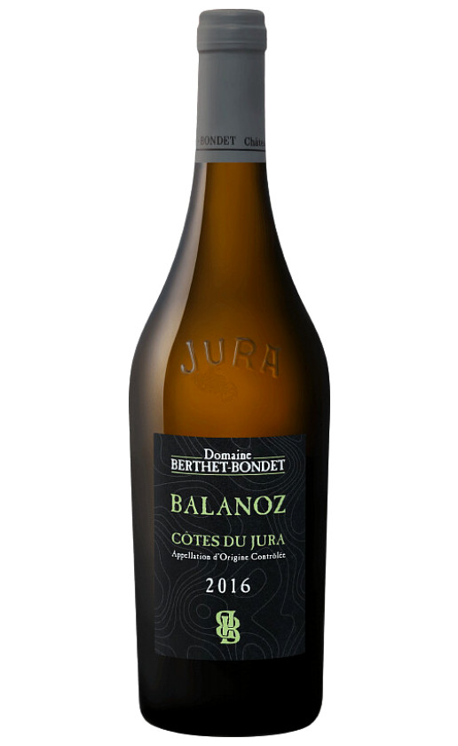 Domaine Berthet-Bondet Balanoz Cotes du Jura 2016
