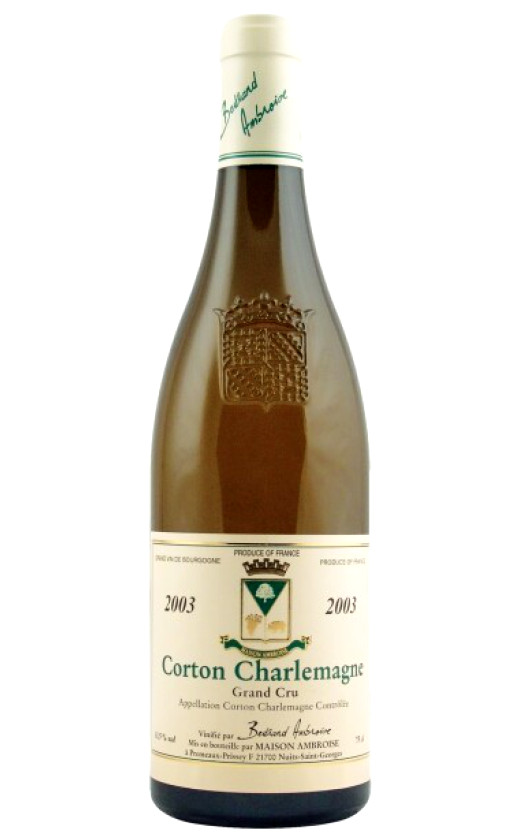 Domaine Bertrand Ambroise Corton Charlemagne Grand Cru 2003