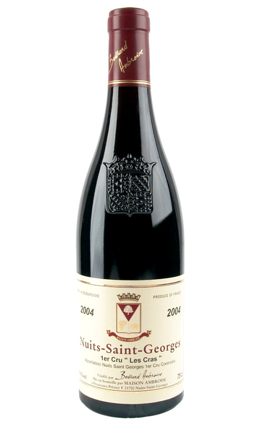Domaine Bertrand Ambroise Nuits-Saint-Georges Premier Cru Les Cras 2004