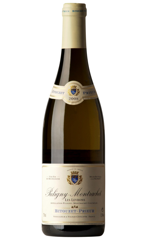 Domaine Bitouzet-Prieur Puligny Montrachet Les Levrons 2008