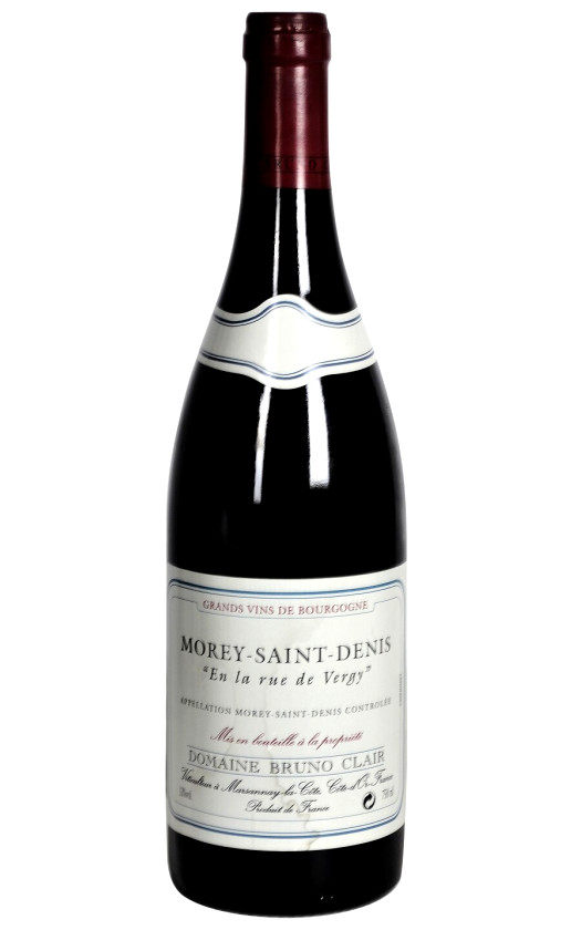 Domaine Bruno Clair En la rue de Vergy Rouge Morey-Saint-Denis 2006