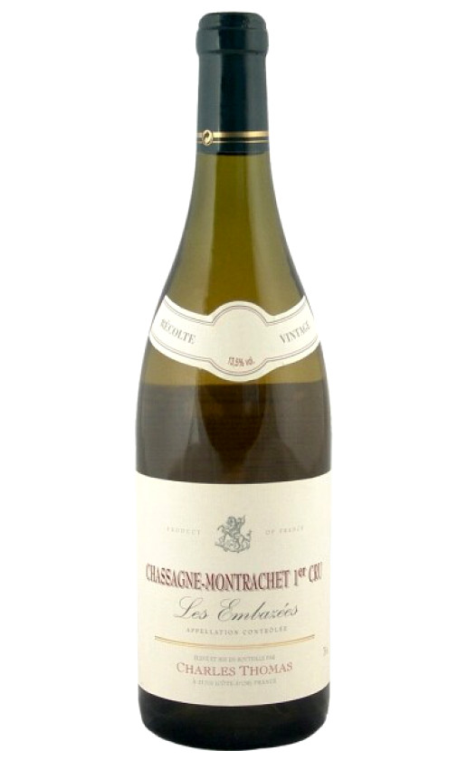 Domaine Charles Thomas Chassagne-Montrachet Premier Cru Les Embazees 2008
