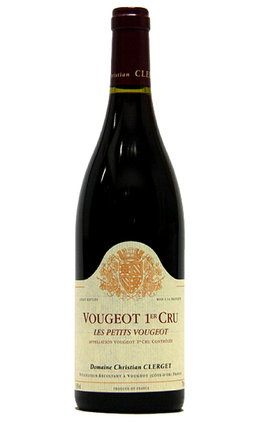 Domaine Christian Clerget Vougeot 1-er Cru Les Petits Vougeot 2006