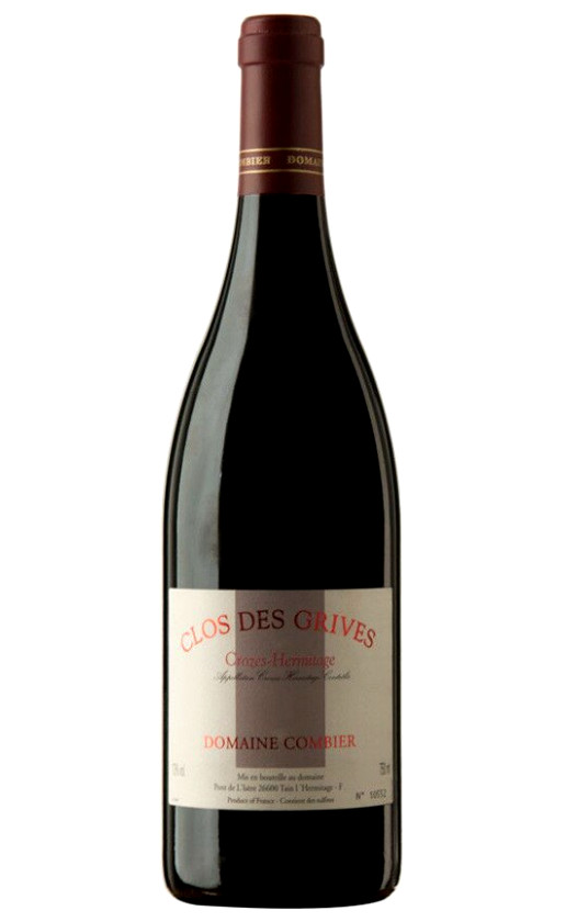 Domaine Combier Crozes-Hermitage Clos des Grives Rouge 2013